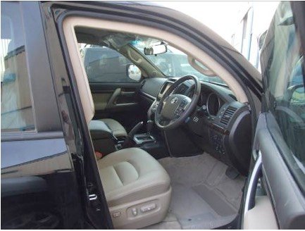 Armored Toyota Land Cruiser Inside for explosion resistant and ballistic protected VIP armored vehicles