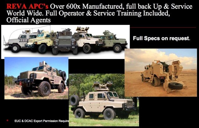REVA APCs Armored Personnel Carriers